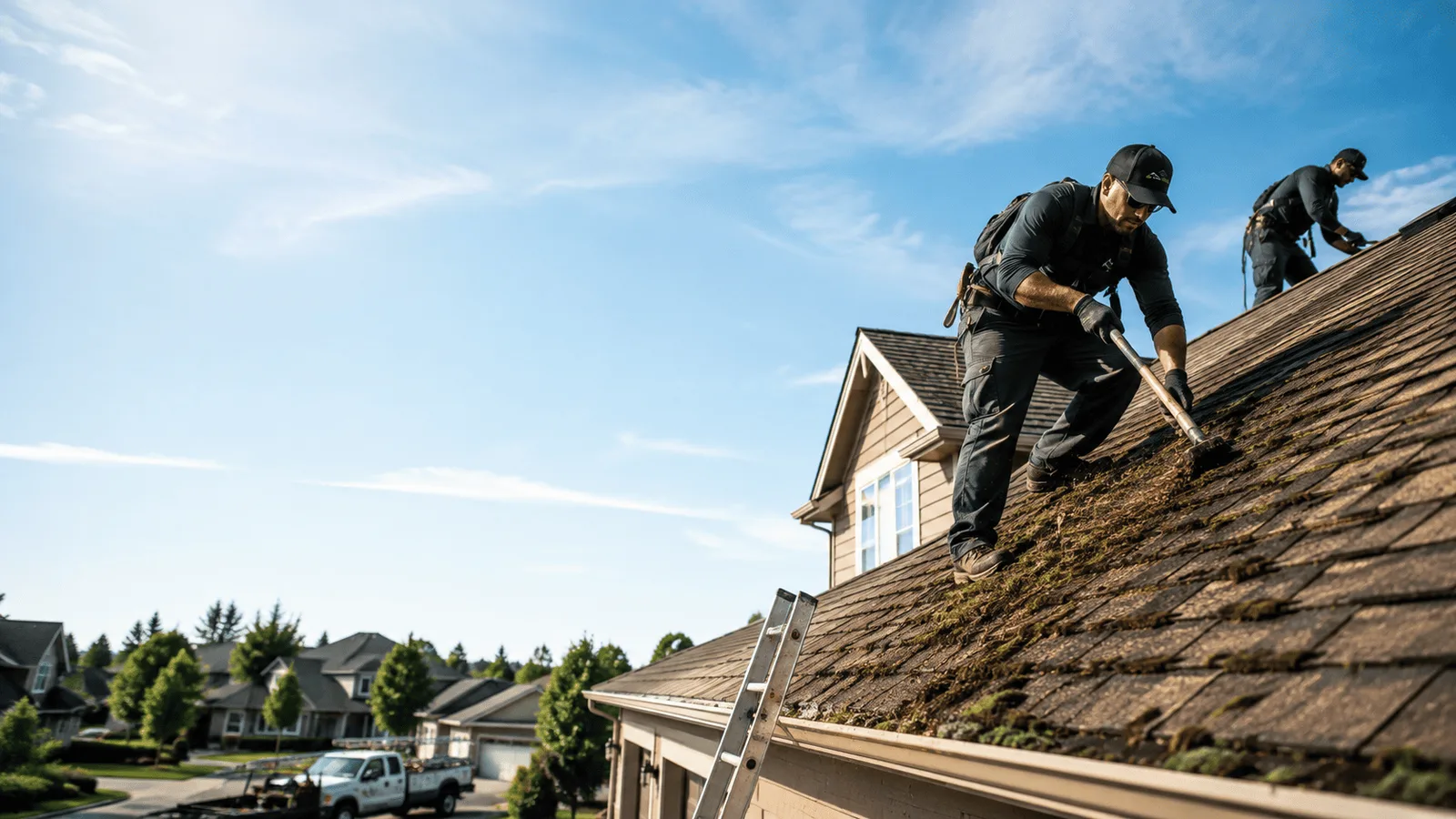 Roof Moss Removal in Marion, MI near me